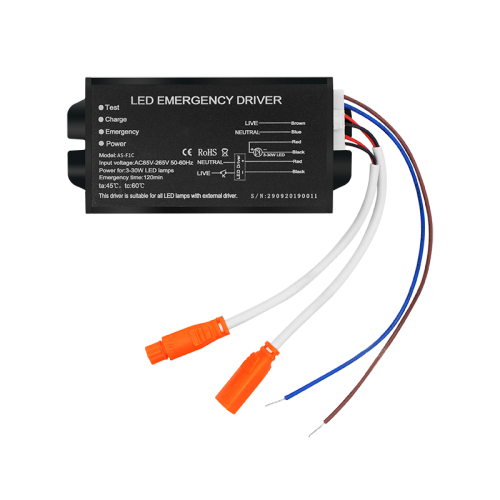 Fuente de alimentación de emergencia con luz LED de 3-30w
